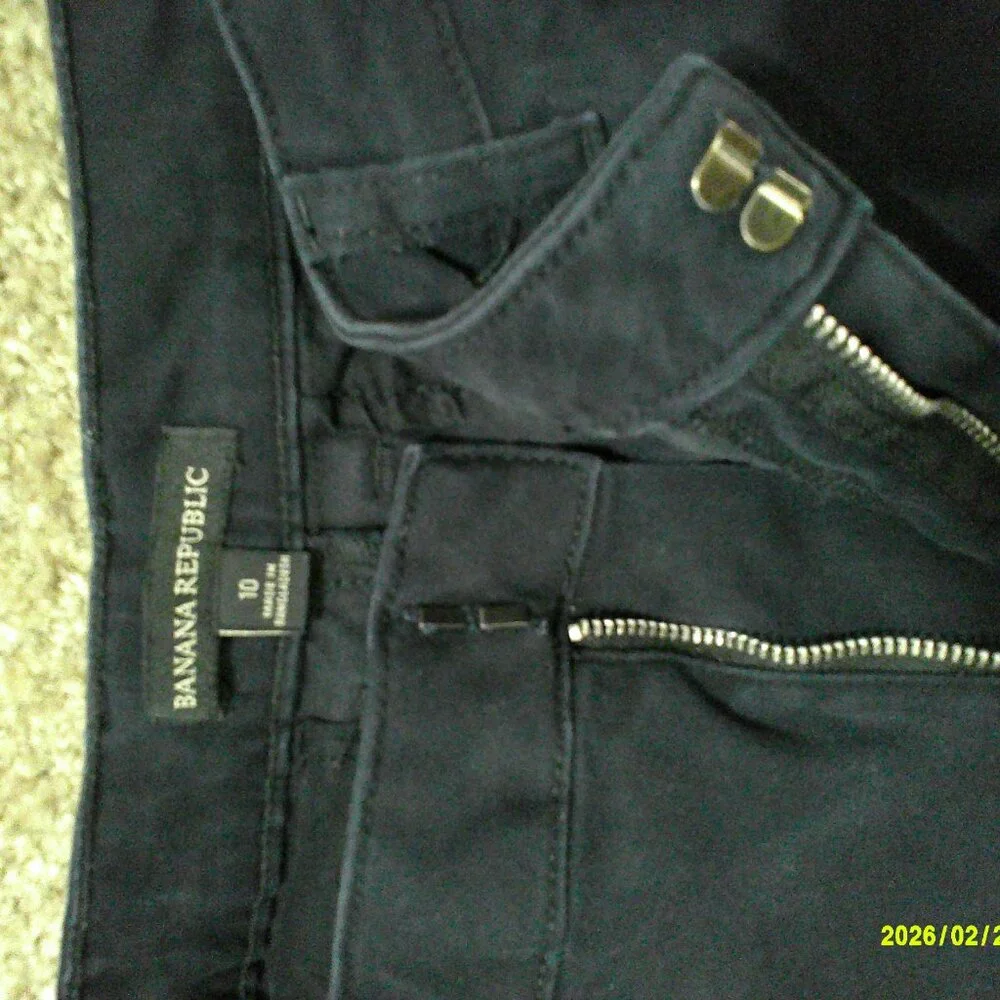 BANANA REPUBLIC | Chino Shorts | Black | 10